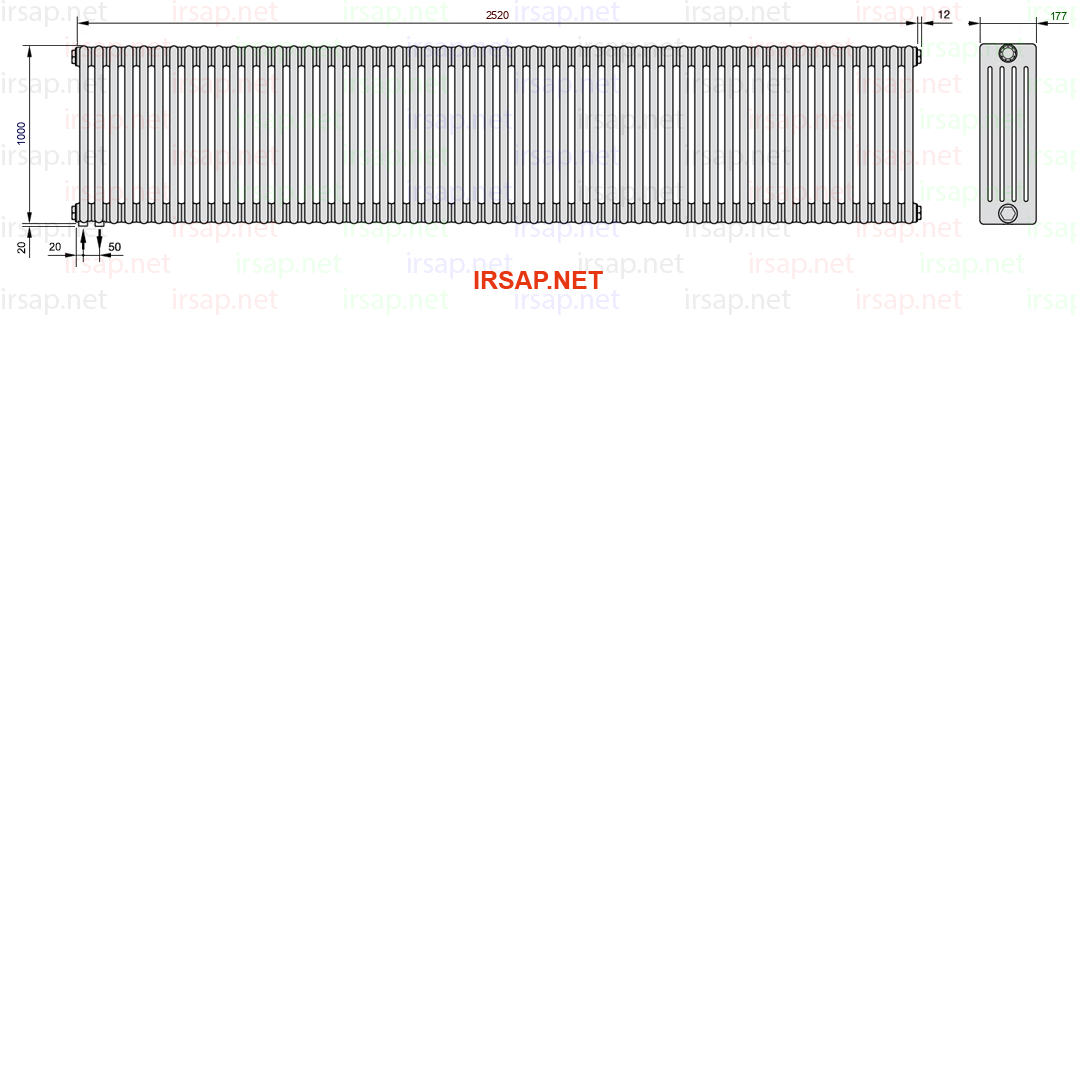 Радиатор IRSAP Tesi 51000/56 T18 CL 01